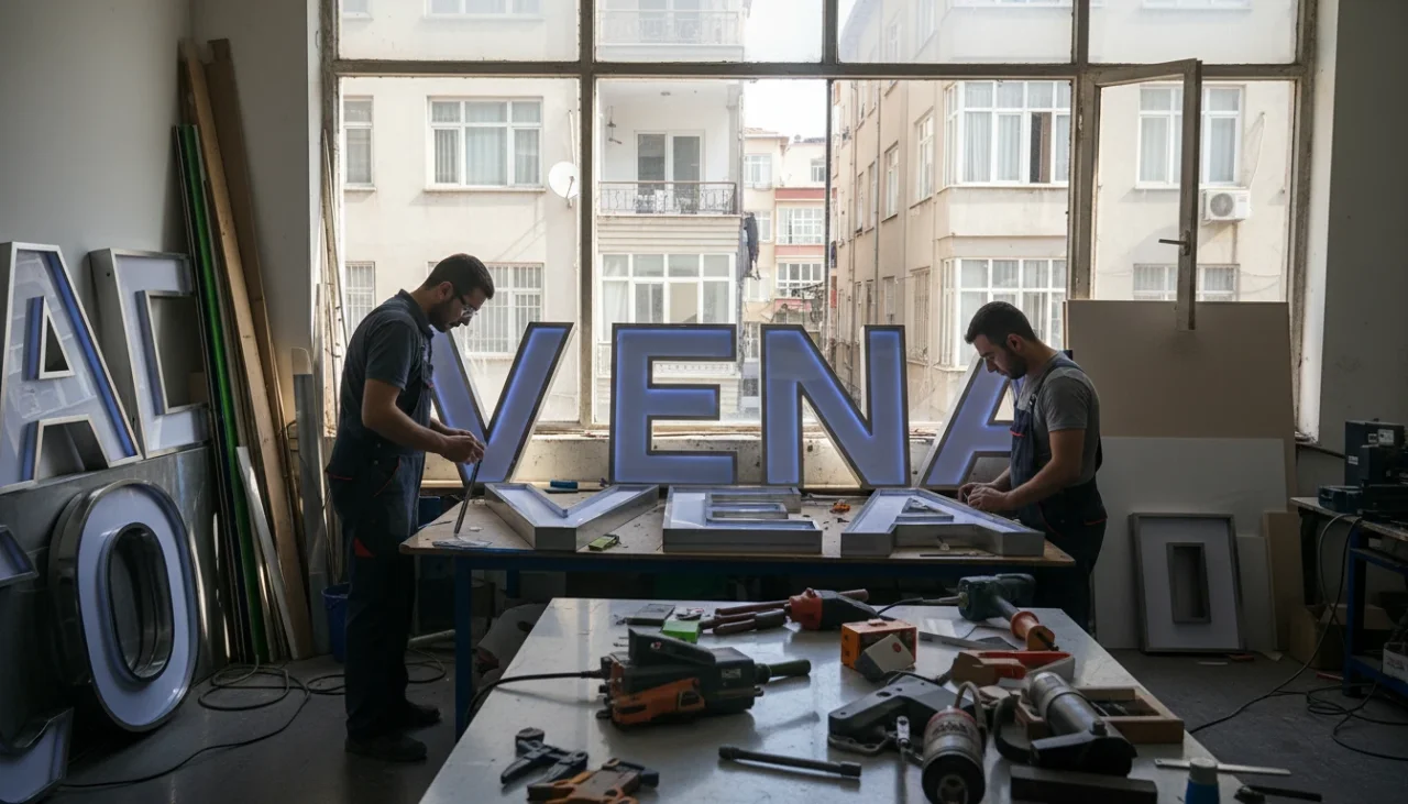 Modern Tabela Yapımı ve Kutu Harf Modelleri